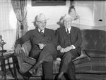 Dr. Raymond Foley and Congressman Sam Rayburn wearing Shady Oak hats