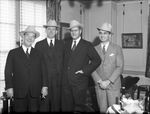 E. W. Marland, W. J. Holloway, Mac Q. Williamson, and Bus Hill