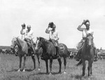W. T. Waggoner's Ranch, three men on horses