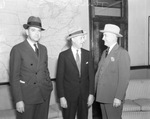 L. to r., C. R. Smith, Stephen Early, and Amon G. Carter
