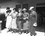 Women's goodwill tour to Weatherford on behalf of Fort Worth Frontier Centennial