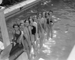Swimming party at Glen Garden Country Club for Florine Bertram