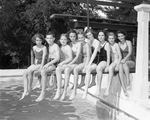 Swimming party at Glen Garden Country Club for Florine Bertram