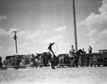 Pecos (Texas) rodeo by Frank Reeves Sr.