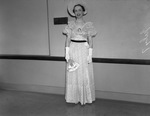 Mrs. F. D. Boesch models gown
