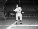 Fort Worth Cats baseball player, Arnold Moser, batting
