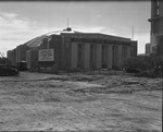 Construction site of Will Rogers Coliseum complex