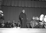 W.G. Phillips, master of ceremonies at the Riverside High School dedication