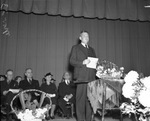 George Eagle at dedication of Riverside High School