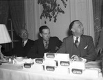 W. J. Clingman, right, and T. J. Harrell at Salesman's Banquet