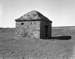 70-year-old magazine building where powder and ammunitions were stored at Fort Richardson at Jacksboro