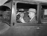 W. C. Durant and Amon G. Carter in the first Star automobile built in 1923
