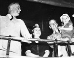Franklin D. Roosevelt's, son Elliott and his wife and granddaughter Ruth