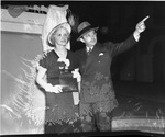 Billy Rose and Harriet Hoctor at Frontier Fiesta, 1937