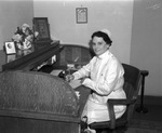 Mrs. Anyce Wallace, director of nurses at the new Elmwood Tuberculosis Sanatorium