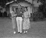 Mrs. Amon G. Carter, Amon G. Carter Jr., and Ruth Carter