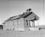 Close-up of building at old Fort Davis