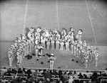 TCU band performing the "Amon Carter March" at TCU-SMU football game