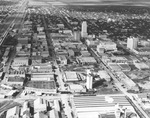 Air view of Abilene, Texas looking west