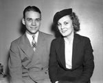 Mr. and Mrs. Woodrow Floyd Holmes, newlyweds