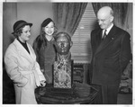 Electra Waggoner Bowman with Mrs. Amon Carter and Dr. Bradford Knapp
