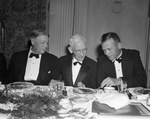 Three speakers at the Golden Deeds Banquet of Exchange Club at Fort Worth Club