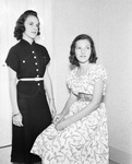 Florence Hill of Memphis, Tennessee (left) is a guest of her mother, Mrs. Merle Hill of the Westbrook Hotel and Mary Elizabeth McClure, right