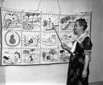 Quilt created by Mrs. Vinnie May Plumlee of Lubbock