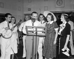 W. Lee O'Daniel's country-and-western group, The Hill Billies at KGKO broadcasting studio