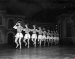 Chorus girls on stage at Casa Manana