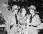 Pat and Mike with Mrs. W. Lee O'Daniel