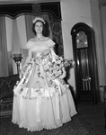 Molly O'Daniel in dress she will wear as Princes of All Texas at Tyler's Annual Rose Festival