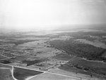 Aerial shot of land belonging to Amon Carter