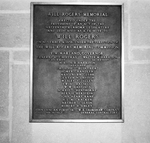 Will Rogers Memorial plaque