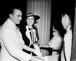 Texas Governor-Elect Wilbert L O'Daniel and his Wife Greet Visitors