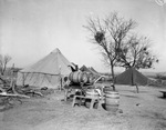 Tents, home to team of excavators led by Doctor George R. Fox by Frank Reeves Sr.