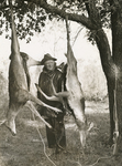 John Nance Garner with two bucks during a hunting trip
