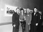 Amon Carter, second from right, with two unidentified men and unidentified woman