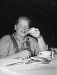 Harold Dodd, eating