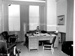 Harold V. Hough at his desk