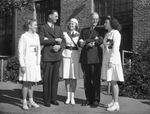 North Texas Agricultural College (N. T. A. C.) Silver Bugle Ceremony