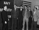 Men enlisting for military service