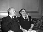Mr. and Mrs. Willian Monnig, celebrating their golden wedding anniversary