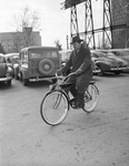 Edward R. Hudson Bicycles to Work