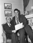 E. G. Hanbold (left) and Bob Hanbold