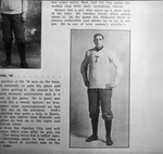 Copy of Moore in his football uniform.