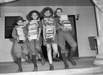 Boy Scouts collecting books