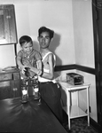 Infantile paralysis (polio) patients Richard Alvarado (left) and Ernest Garcia