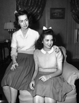 Miss Johnnie Jo McCoy (left) and her guest, Miss Elta Beth Miller