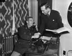 Raymond Buck and Lieutenant Colonel Myron G. Blalock